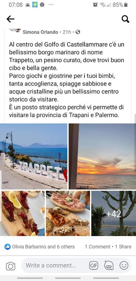 Villa Roby Trappeto  Bagian luar foto